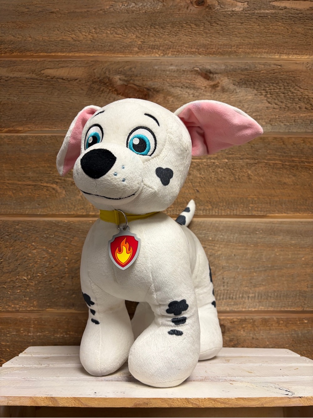 BAB Build-A-Bear Paw Patrol Marshall Dog Dalmatian Plush with Collar